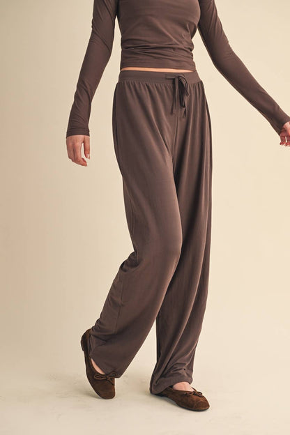 Jersey Wide Leg Pants