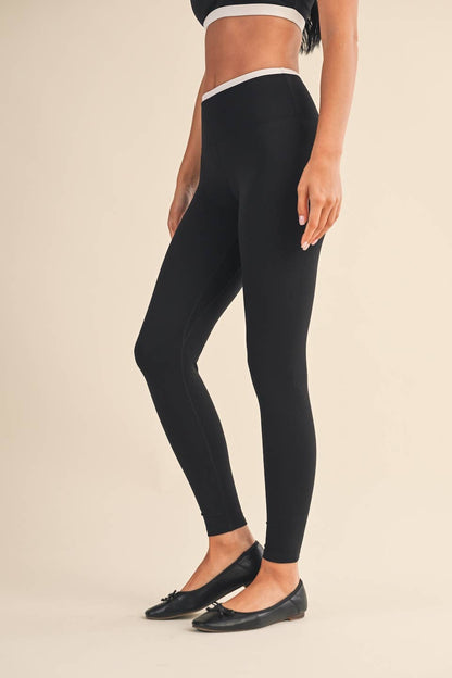 Contrast Binding Legging (Three Colors)