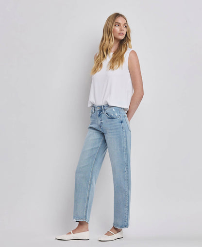 Jennie Barrel Leg Jean