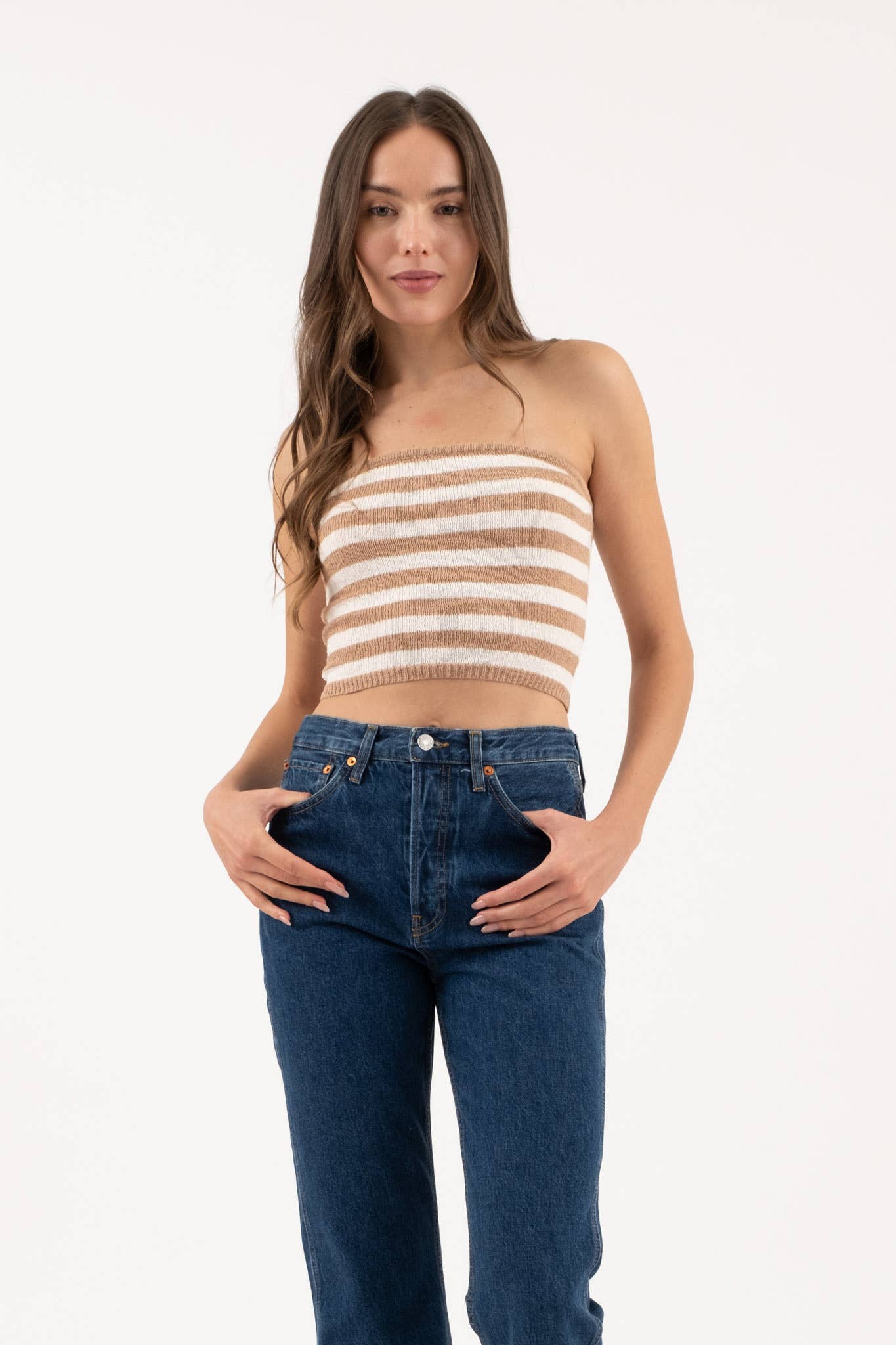 Anita Stripe Tube Top