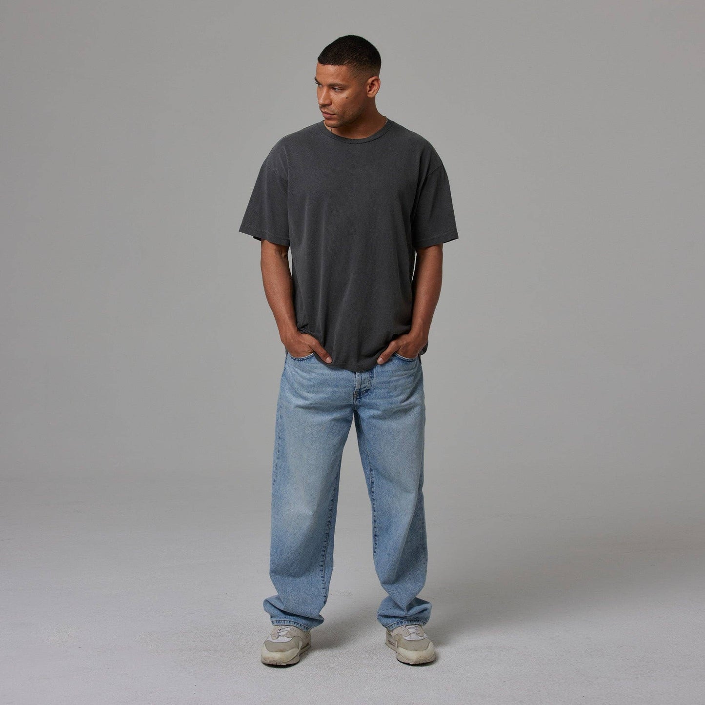 Mens Dropped Shoulder Tee