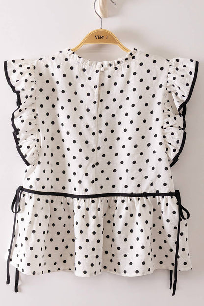 Leah Ruffle Blouse