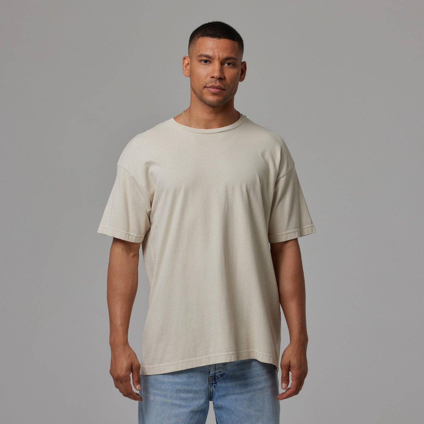 Mens Dropped Shoulder Tee