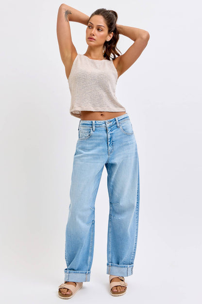 Kimmie Barrel Jean