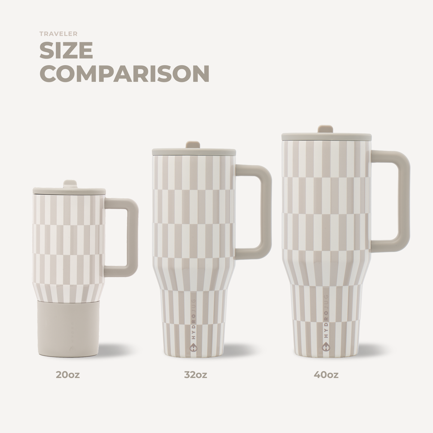 HydroJug - Latte 32 oz Traveler Tumbler