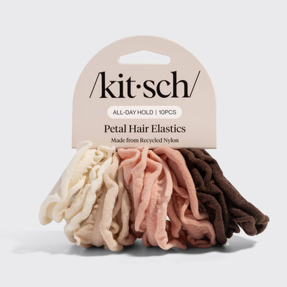 Recycled Fabric Petal Hair Elastics