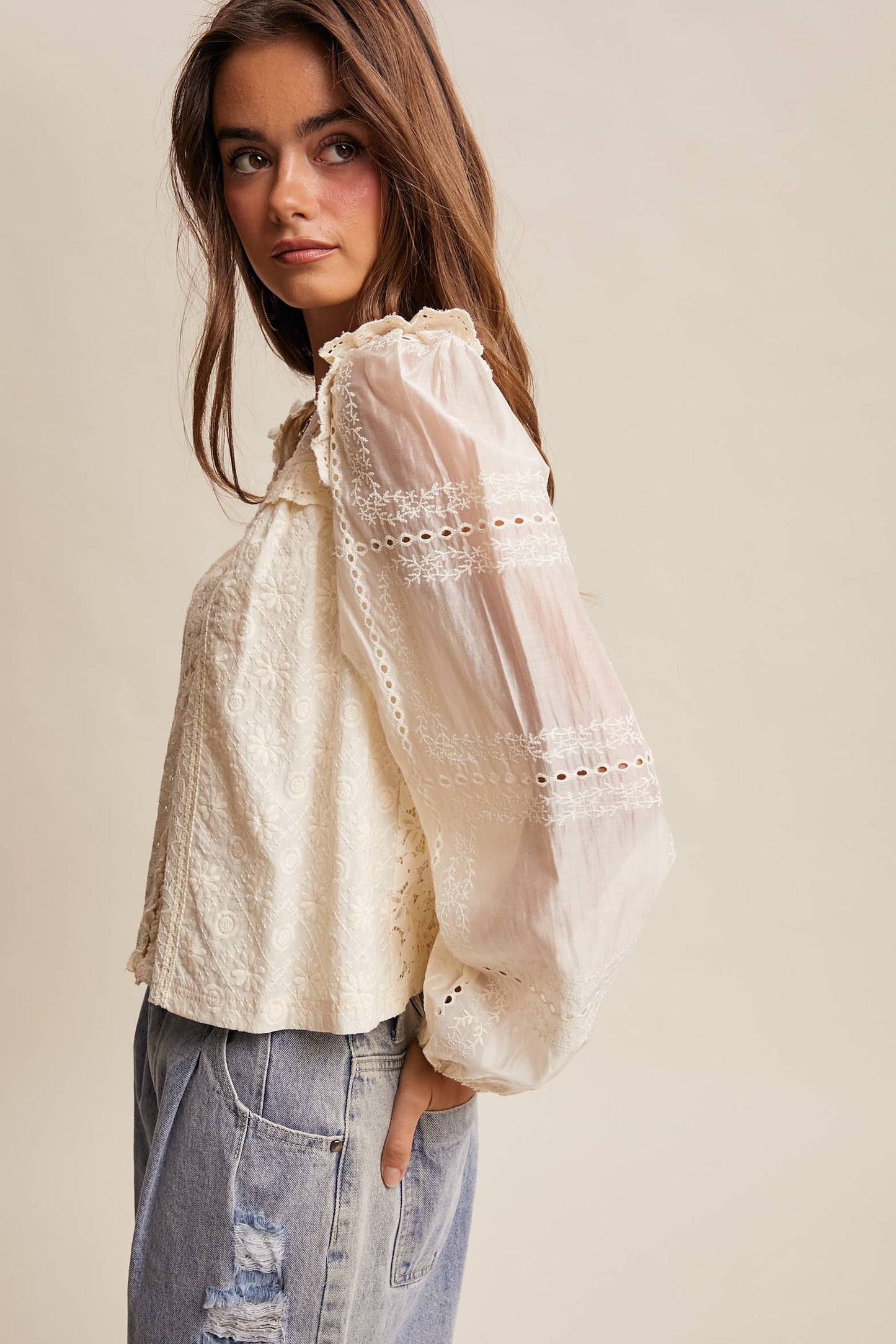 Habor Lace Blouse*