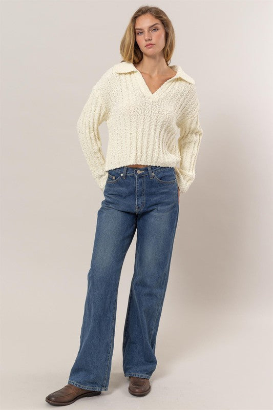 LeeAnn Collared Sweater