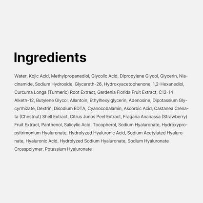 MEDICUBE Kojic Acid Turmeric Brightening Pad 70 Pads