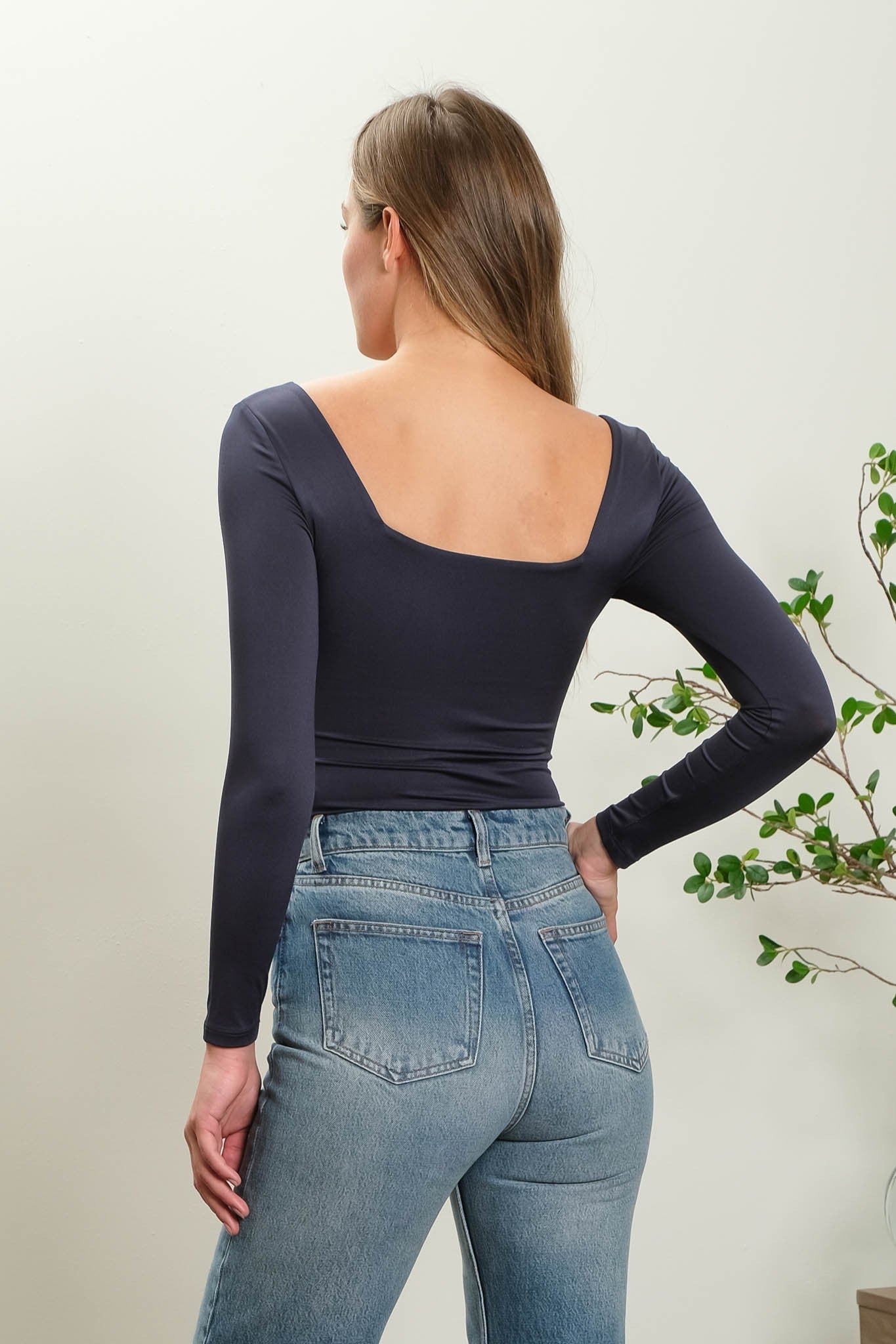 Seamless Square Neck Bodysuit