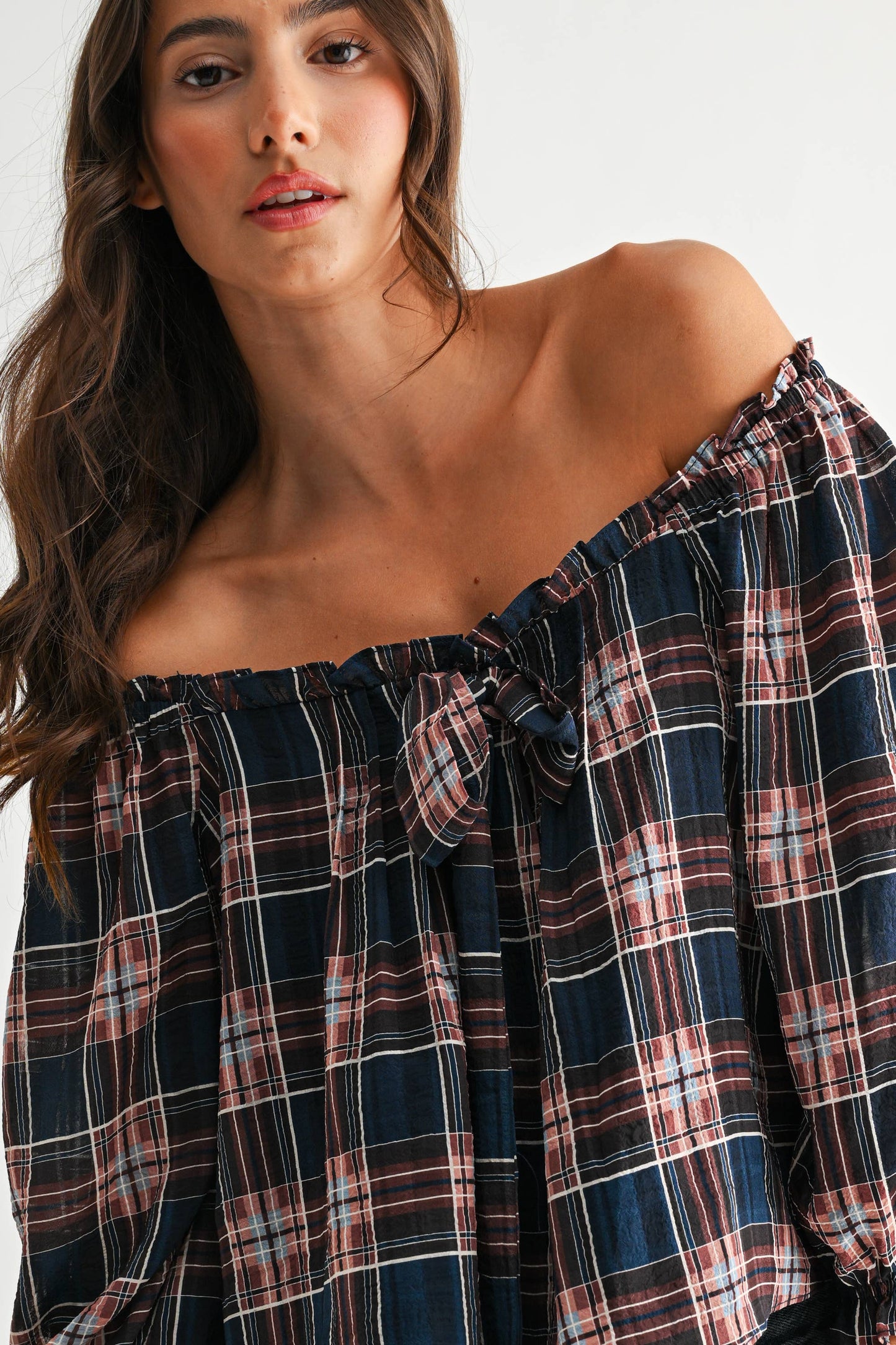 Kaye Plaid Blouse
