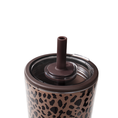 Brown Leopard HydroJug 14oz Everyday Tumbler
