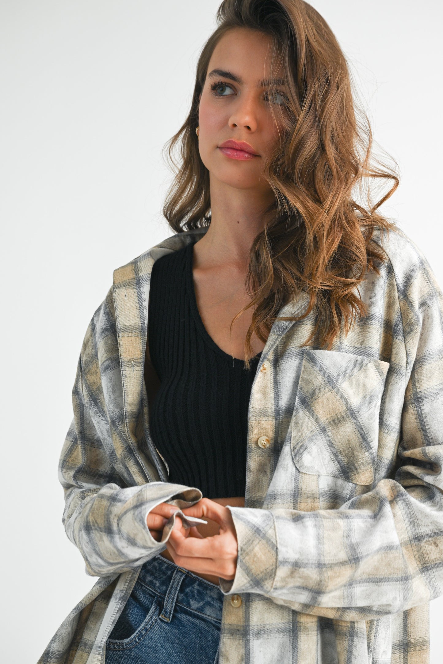 Laura Plaid Washed Flannel