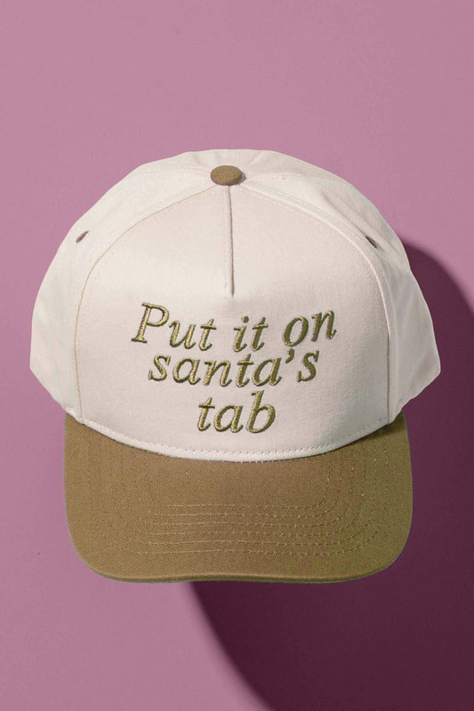 "Put It On Santa's Tab" Trucker Cap