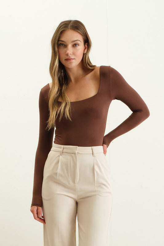 Seamless Square Neck Bodysuit