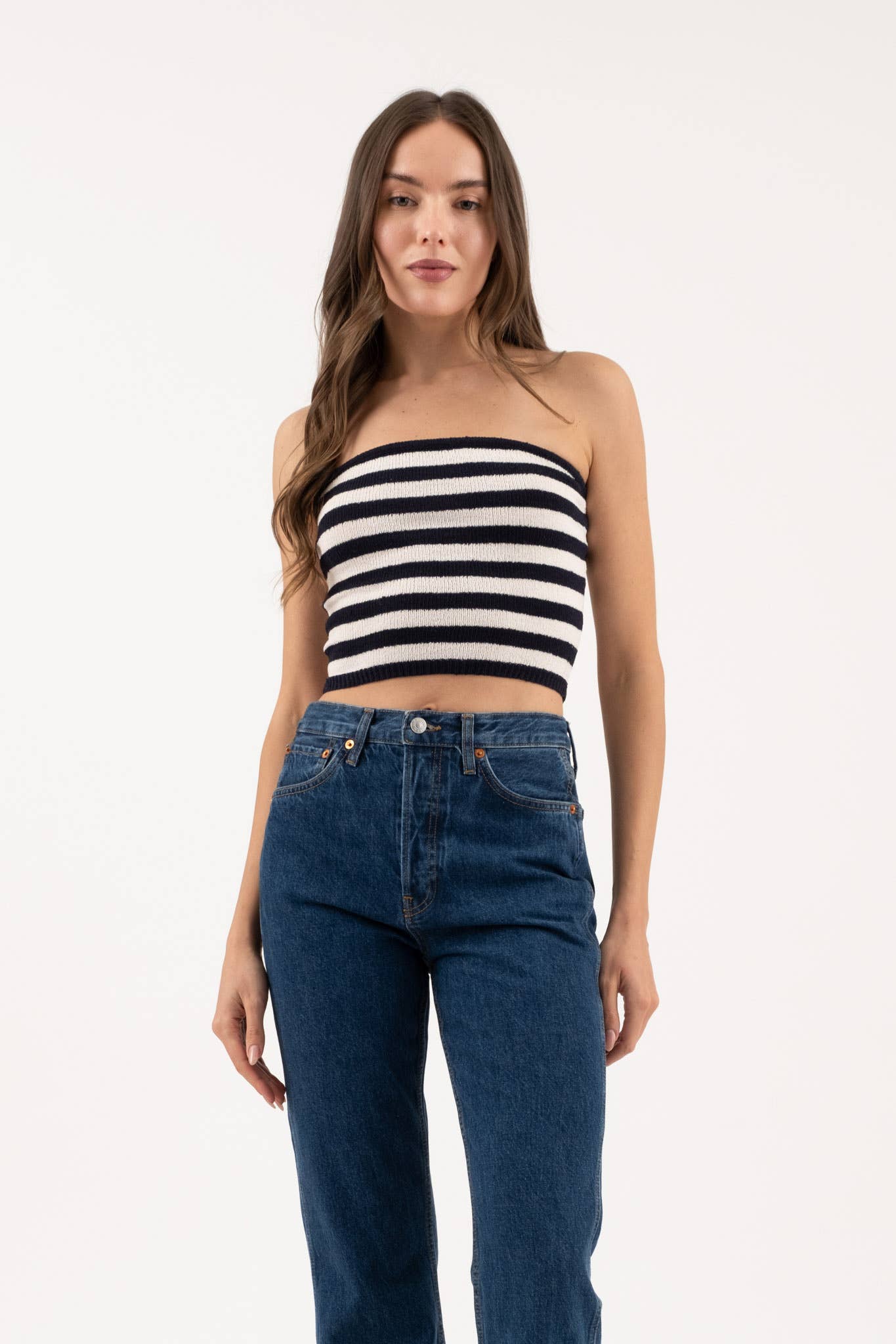 Anita Stripe Tube Top