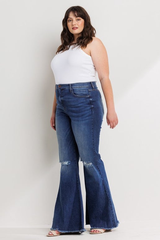 High Rise Flare Plus Size (Reg $56)