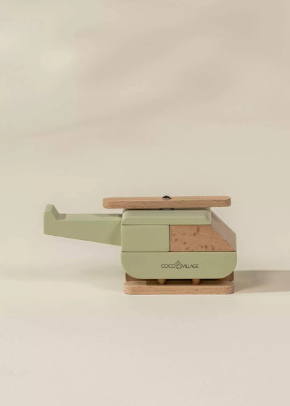 Wooden Vehicle - Helicopter