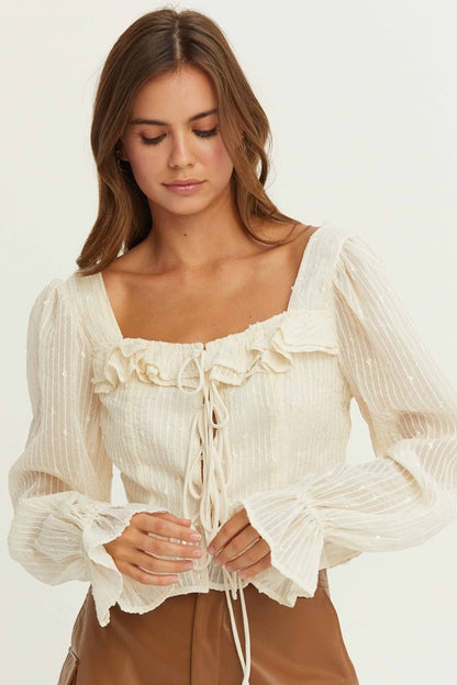 Izzy Ruffle Blouse