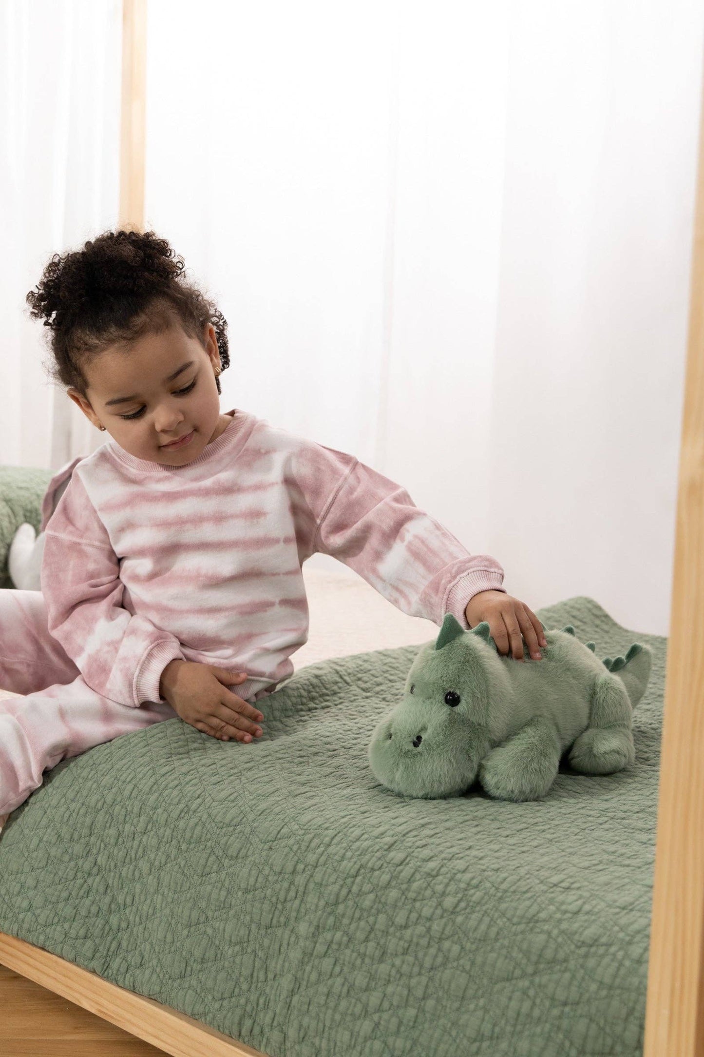 Dino Plush Toy - Light Green Stegosaurus