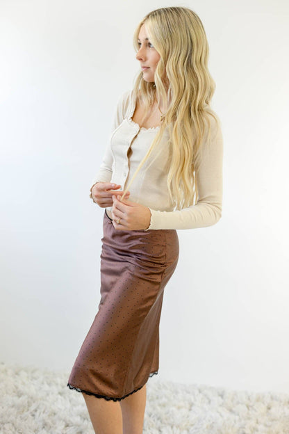 Kiara Satin Skirt