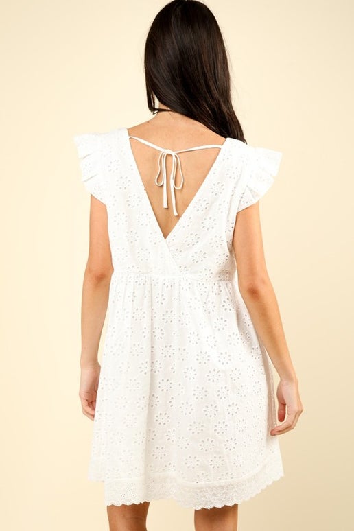 Devi Eyelet Dress