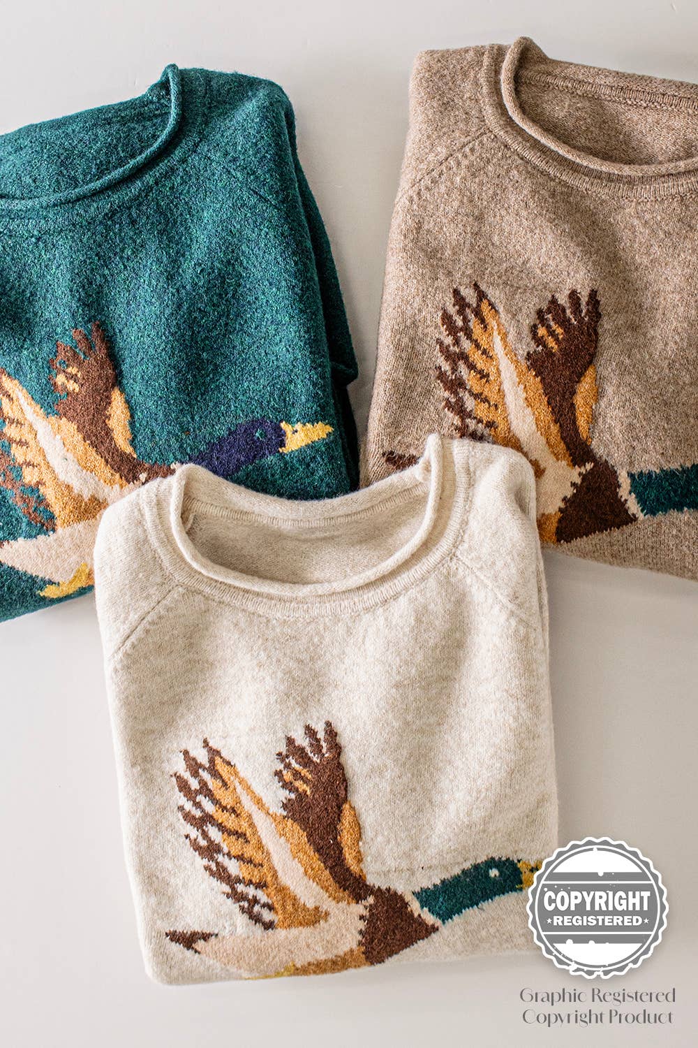 Marcy Mallard in Flight Sweater
