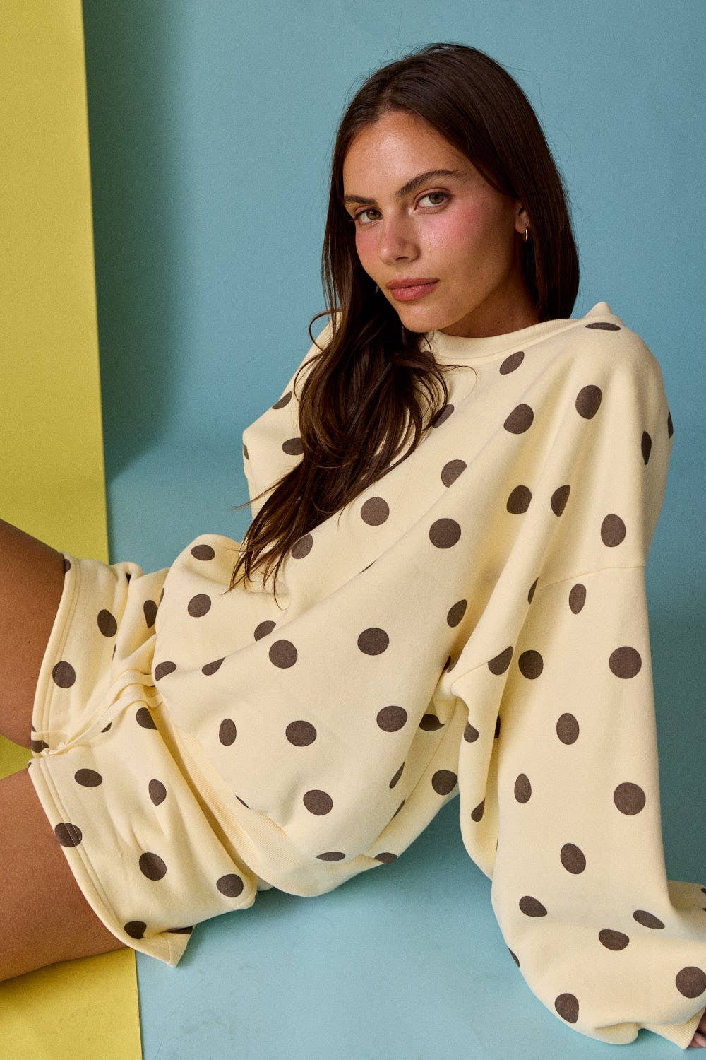Willow Polka Dot Fleece Set