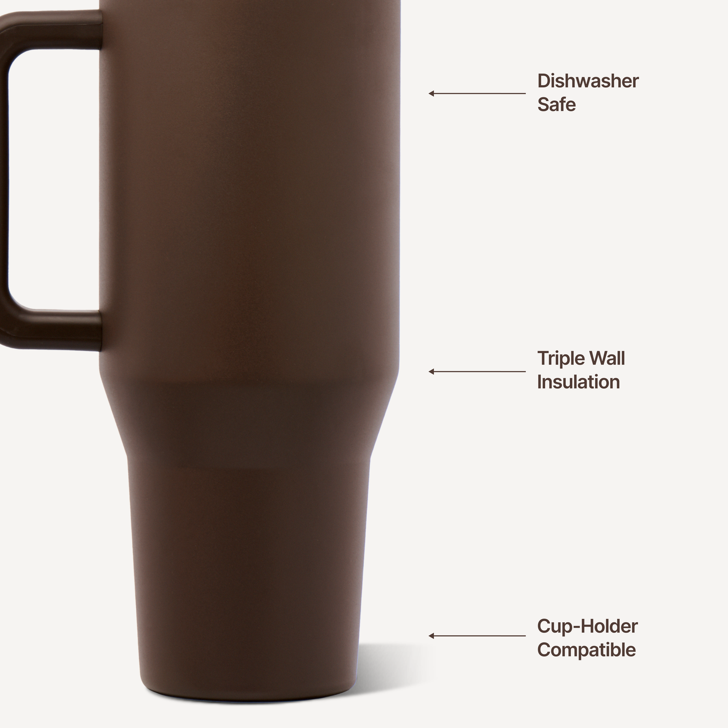 HydroJug - Chestnut 40 oz Traveler Tumbler