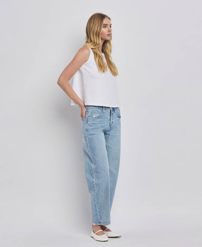 Jennie Barrel Leg Jean