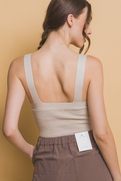 Knitted Cropped Top