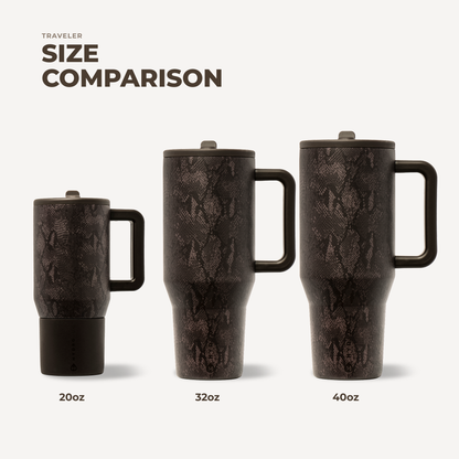 HydroJug - Snakeskin 40 oz Traveler Tumbler