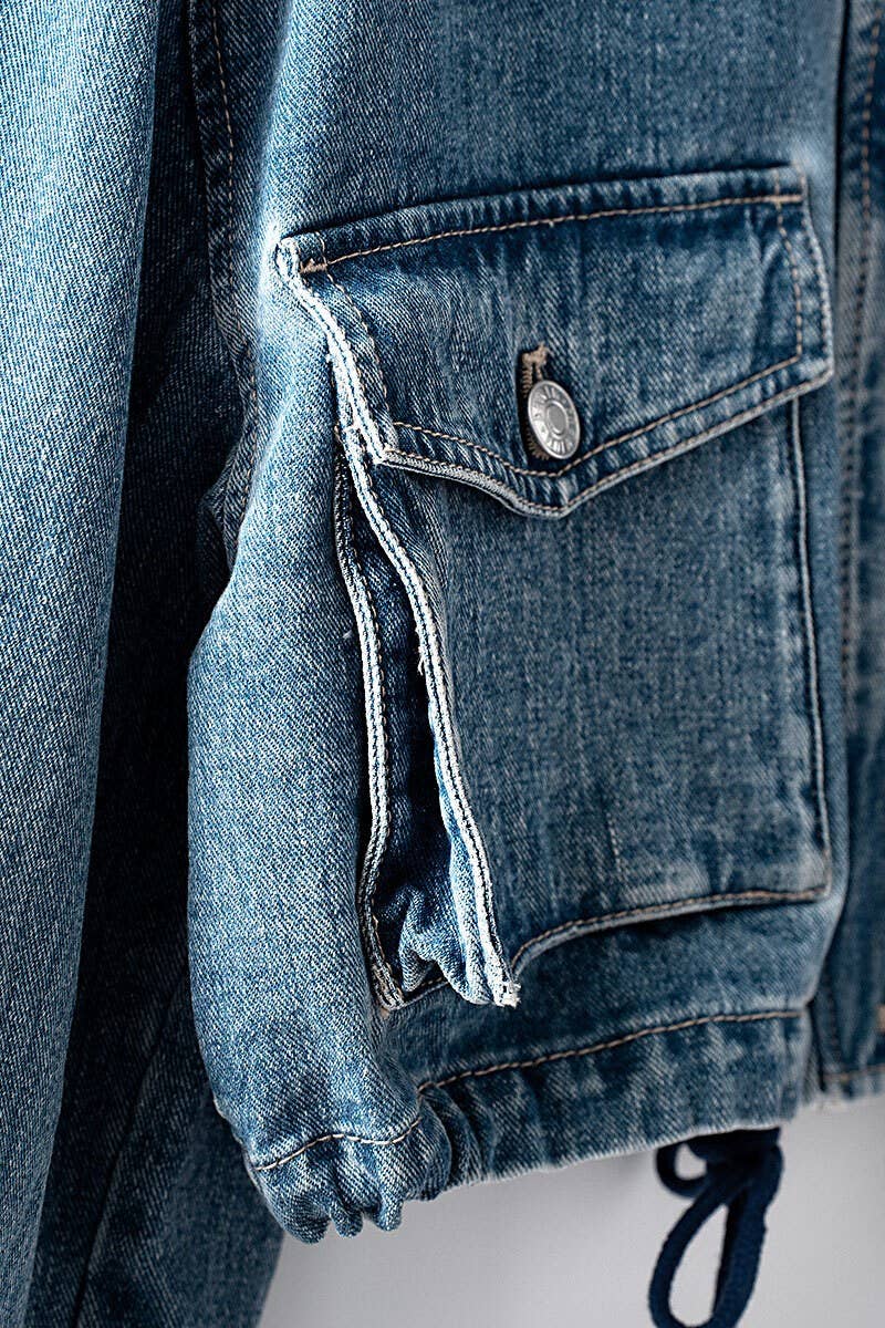 Cropped Denim Jacket