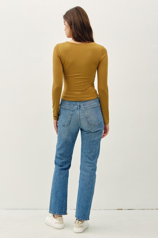 Olivia Square Neck Top