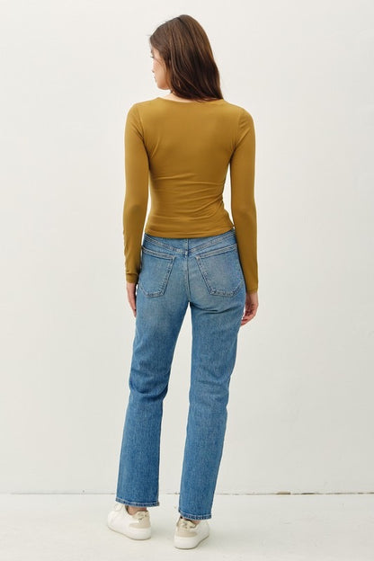 Olivia Square Neck Top