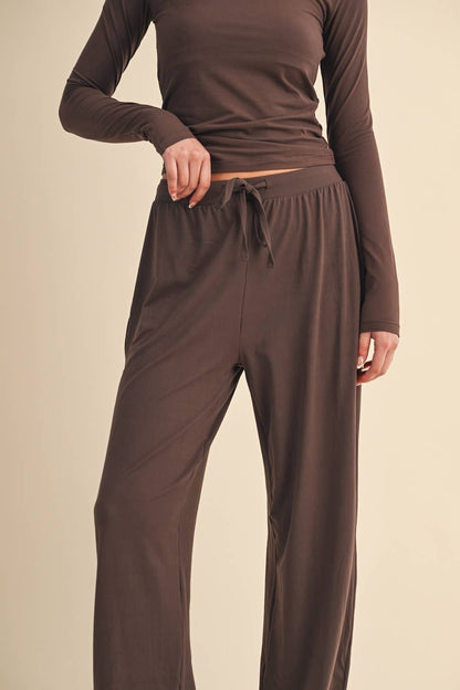 Jersey Wide Leg Pants
