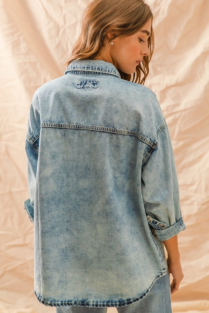 Washed Denim Shirt