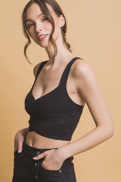 Knitted Cropped Top