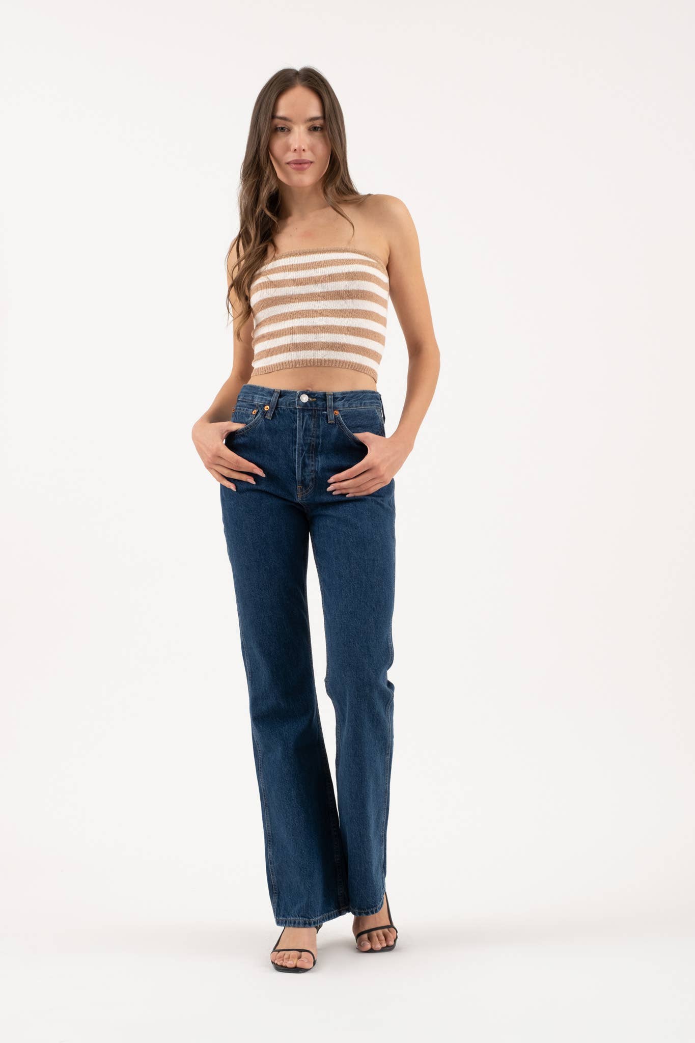 Anita Stripe Tube Top