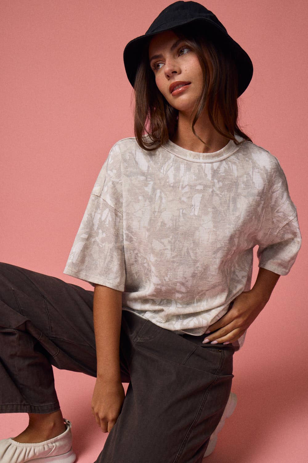Camo Girl Ribbed Top