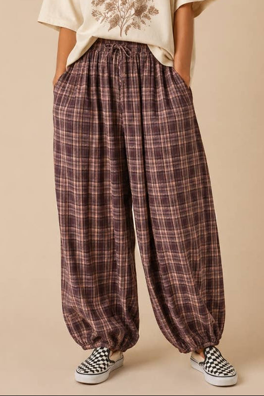 The  Chill-Out Plaid Joggers