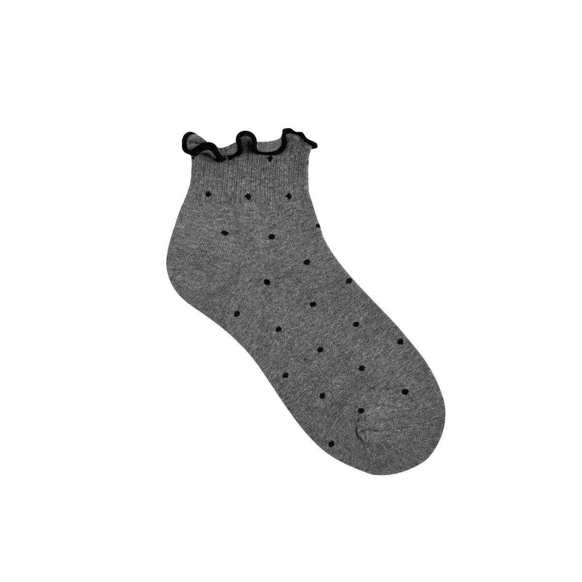 Women's Crew Frill Dot Socks