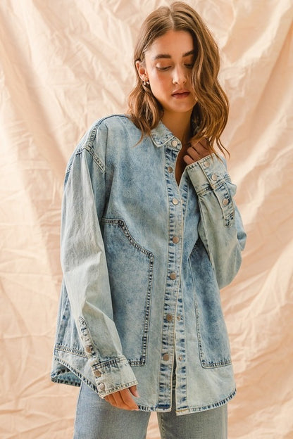 Washed Denim Shirt
