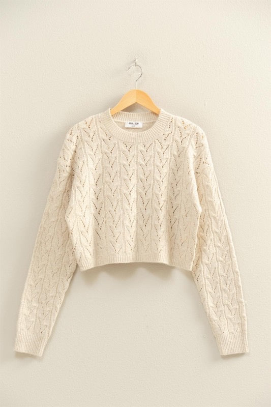 CiCi Cable Knit Sweater (5 Colors)