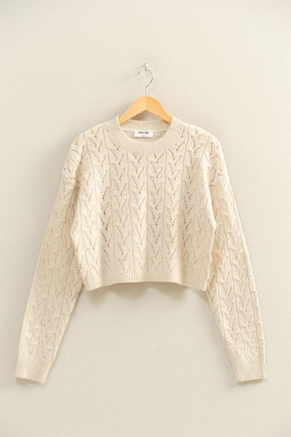 CiCi Cable Knit Sweater (5 Colors)