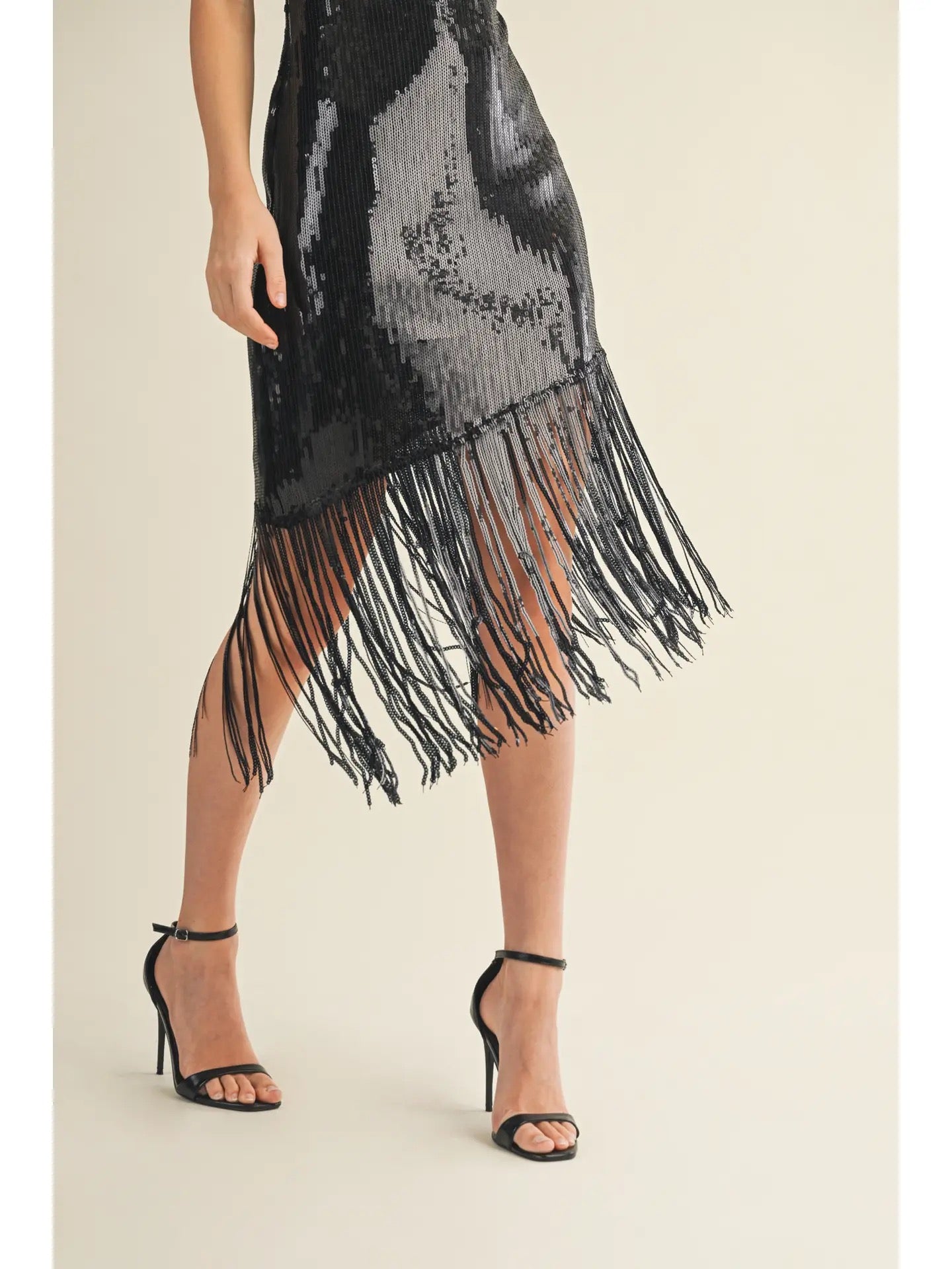 Fringe Slip Dress