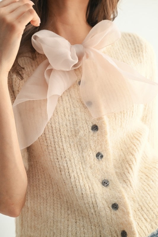 Cardi Bow Cardigan