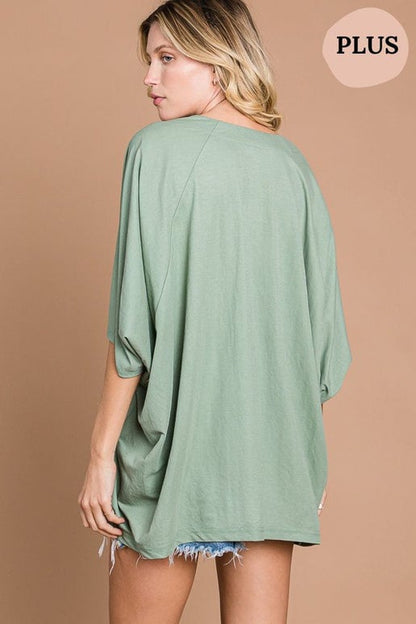 Beth Top (plus) Two colors