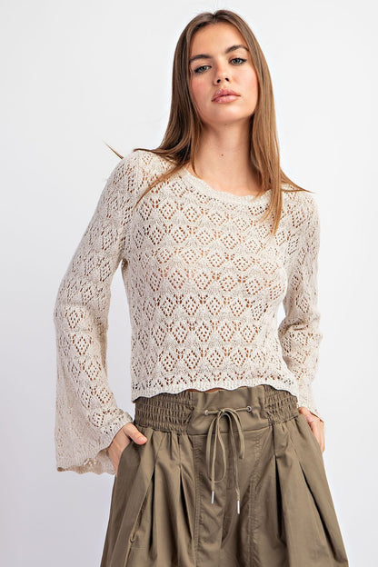 Kristal Crochet Sweater