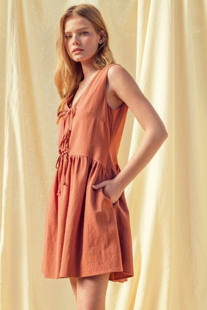 Hope Tie Front Dress